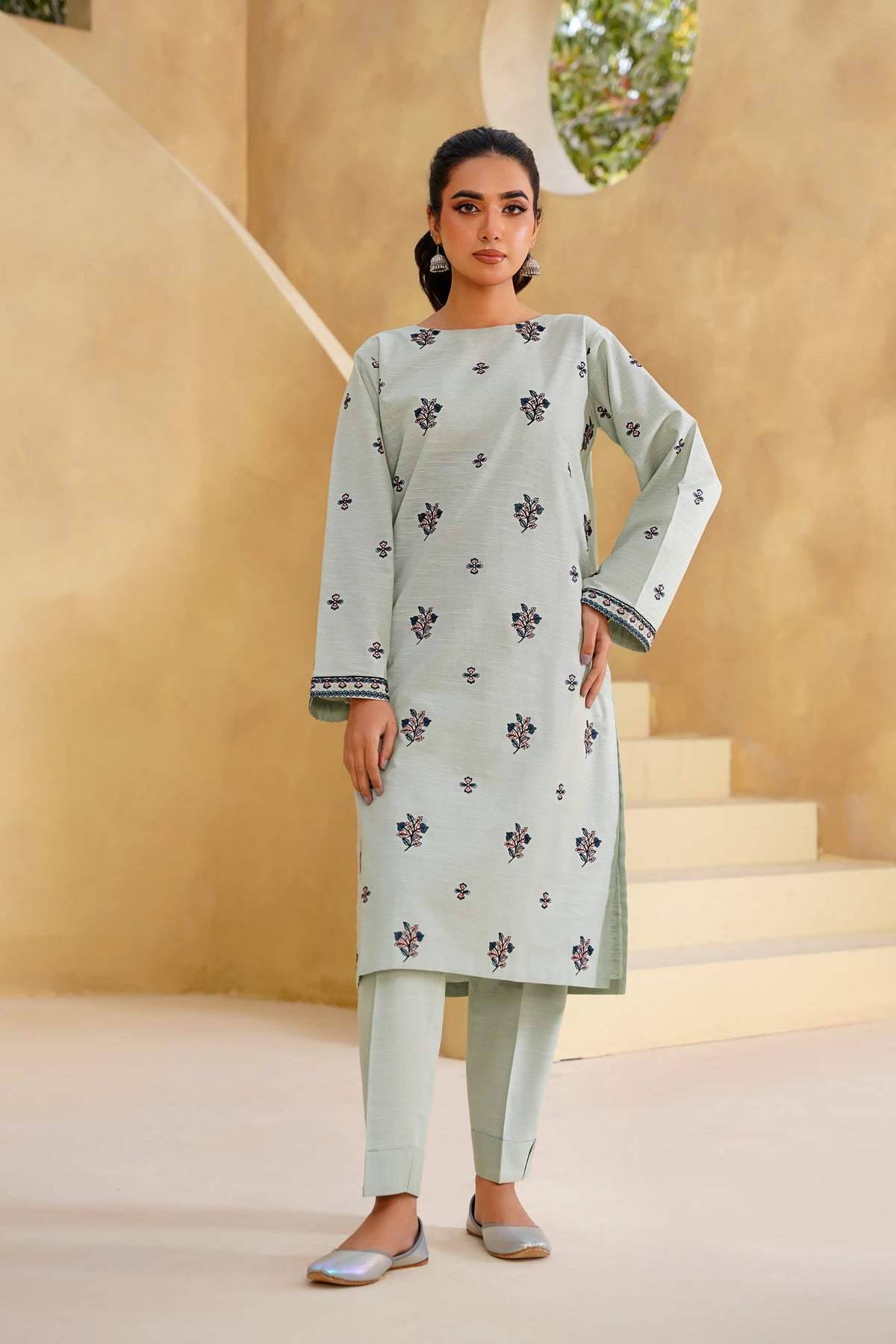2 Piece - Mint Mist - Stitched