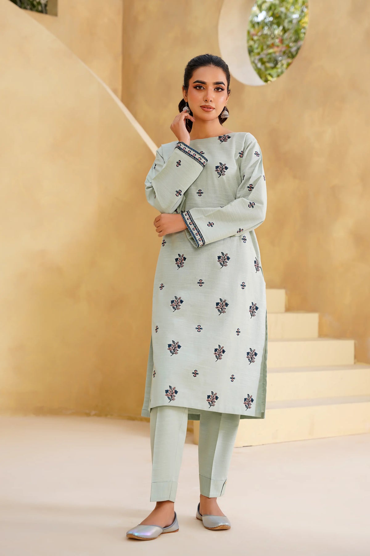 2 Piece - Mint Mist - Stitched