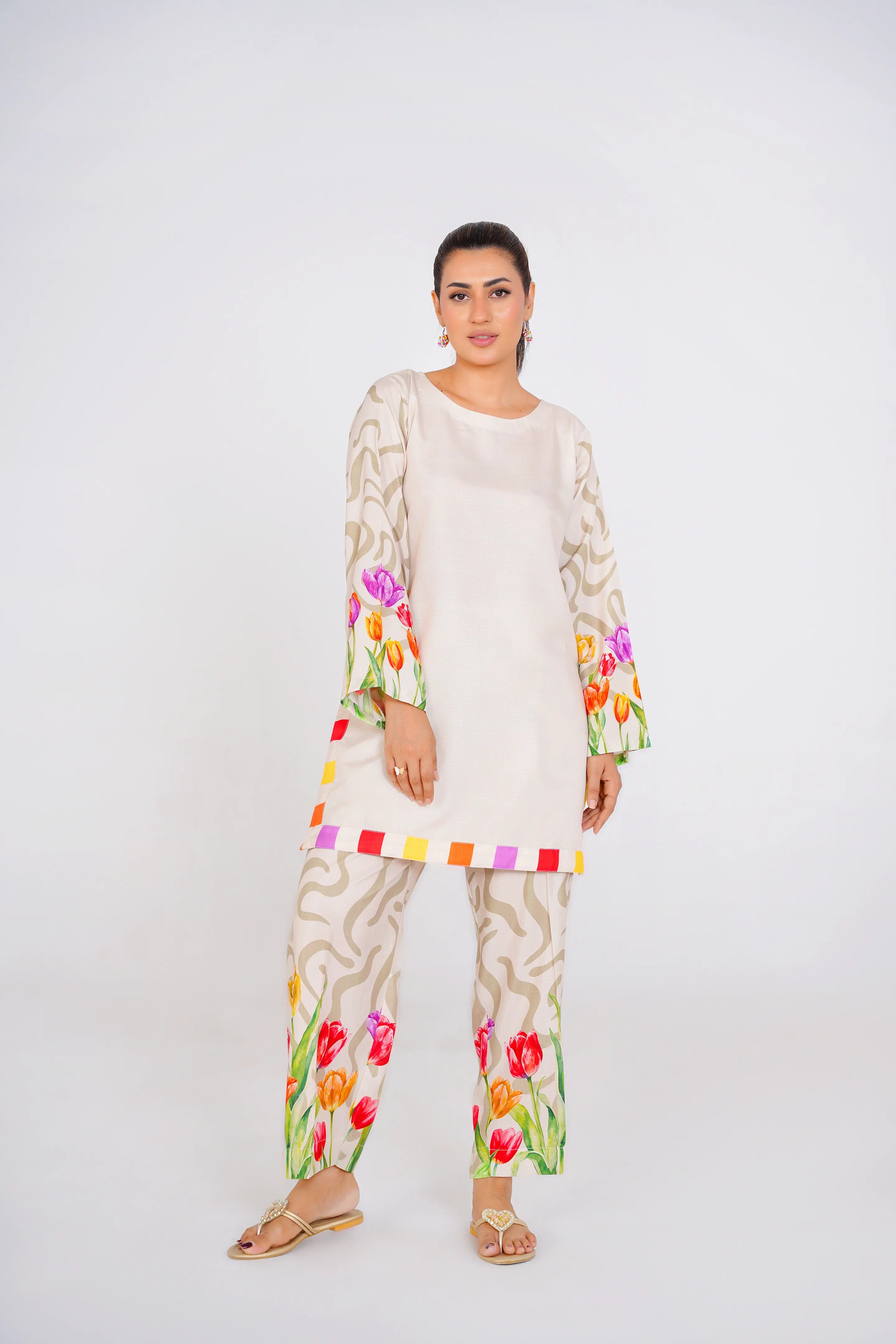 2 Piece - Sandstone - Stitched